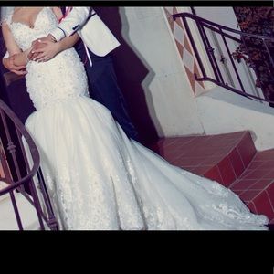 Wedding dress - eve of milady - mermaid/trumpet gown